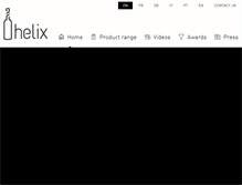 Tablet Screenshot of helixconcept.com